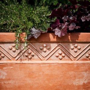 Terracini - Heritage Collection - Duchess Cube Box Planter - Terracotta